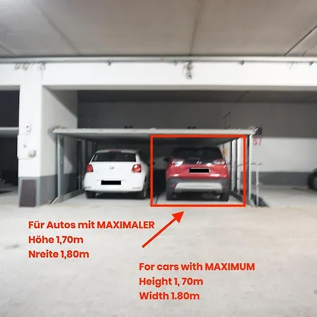 Modernes In Lage, Free Parking Max 1,65m Hoehe Und 1,8m Breite شقة